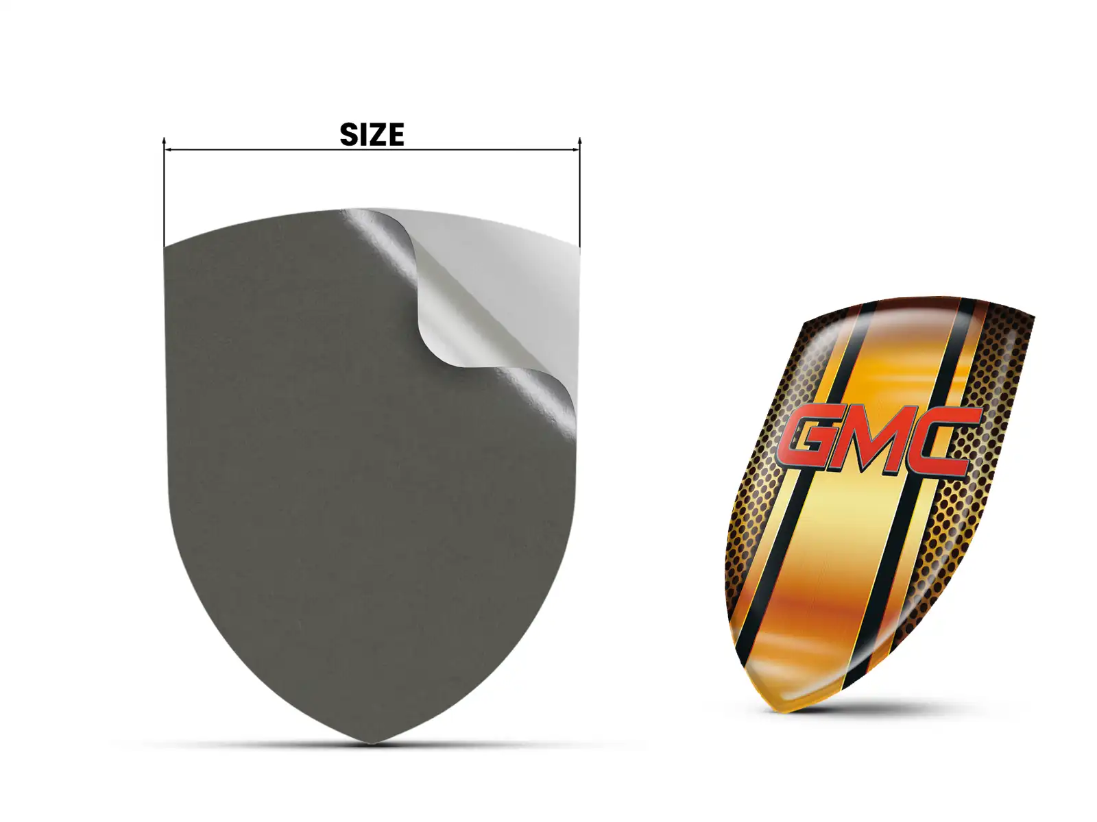GMC Firmenlogosticker Sportlich Stern Professionell